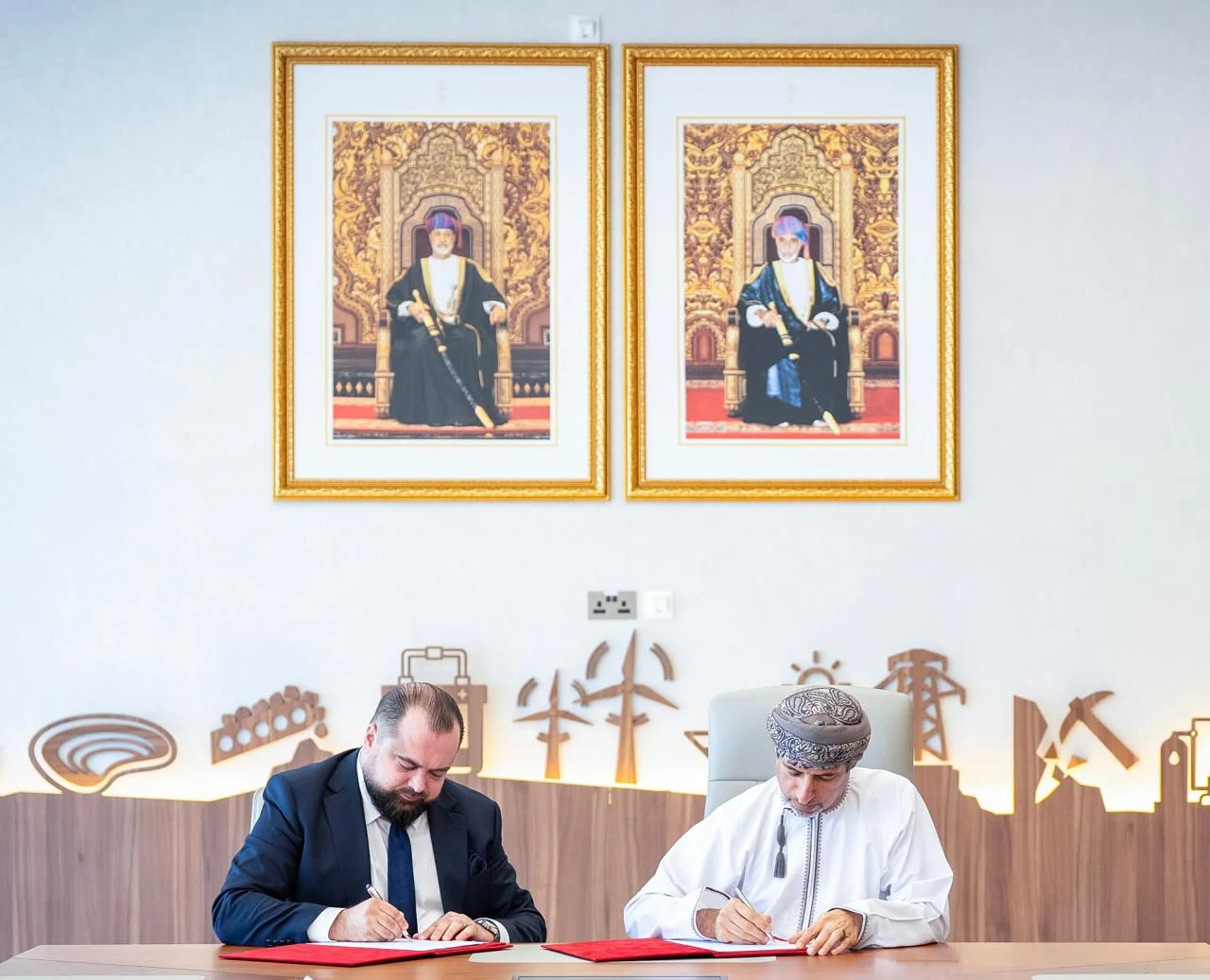 Vectrance Energy representatives during an official energy-sector engagement in Muscat